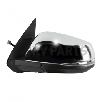 K-Source Exterior Mirror Electric OEM Black Single - 70218T-1