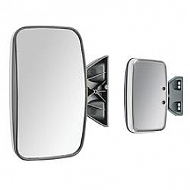 Velvac Exterior Mirror Manual Rectangular Gray - V594121461