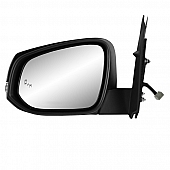 K-Source Exterior Mirror Electric OEM Black Single - 70220T
