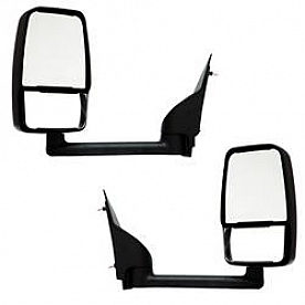 Velvac Exterior Mirror Manual Black - 714467
