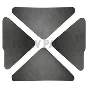 Design Engineering (DEI) Hood Insulation Pad - Custom Fit Peel And Stick Design Black Textured Finish - 050093