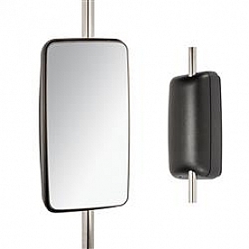 Velvac Exterior Mirror Remote Rectangular Silver - V514270017