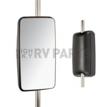 Velvac Exterior Mirror Remote Rectangular Silver - V514270017