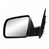 K-Source Exterior Mirror Electric OEM Black Single - 70226T