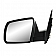 K-Source Exterior Mirror Electric OEM Black Single - 70226T