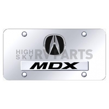Automotive Gold License Plate - MDX/Acura Logo Stainless Steel - DMDXCC