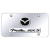 Automotive Gold License Plate - Miata MX5 Stainless Steel - DMIA2BCC