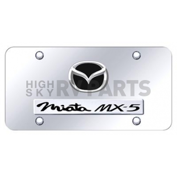 Automotive Gold License Plate - Miata MX5 Stainless Steel - DMIA2BCC