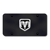 Automotive Gold License Plate - Ram OEM Logo Stainless Steel - RAMOEMGB