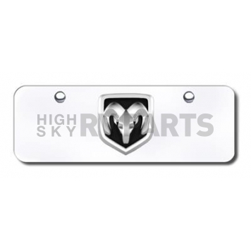 Automotive Gold License Plate - Ram OEM Logo Stainless Steel - RAMOEMGCM