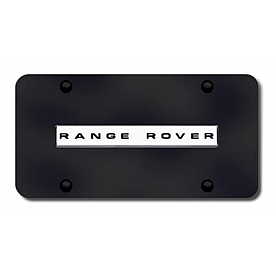 Automotive Gold License Plate - Range Rover Stainless Steel - RANNCB