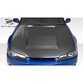 Extreme Dimensions Hood - Fiberglass Reinforced Plastic Black - D-1 - 104247