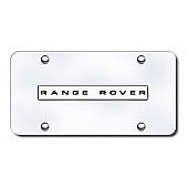 Automotive Gold License Plate - Range Rover Stainless Steel - RANNCC