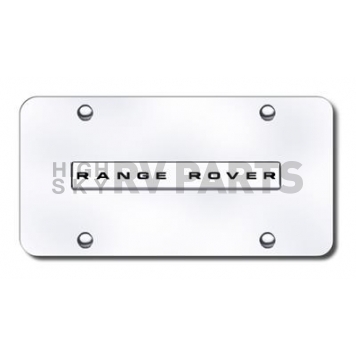 Automotive Gold License Plate - Range Rover Stainless Steel - RANNCC