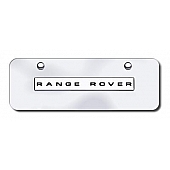 Automotive Gold License Plate - Range Rover Stainless Steel - RANNCCM