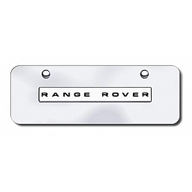 Automotive Gold License Plate - Range Rover Stainless Steel - RANNCCM