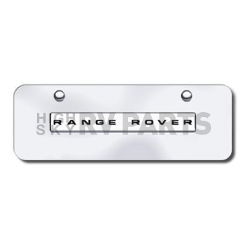 Automotive Gold License Plate - Range Rover Stainless Steel - RANNCCM