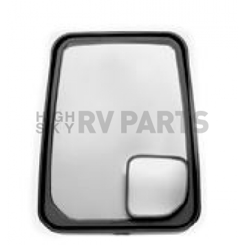 Velvac Exterior Mirror Remote Rectangular Black - 714567