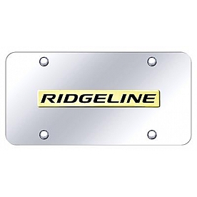 Automotive Gold License Plate - Ridgeline Stainless Steel - RIDNGC