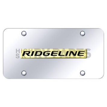 Automotive Gold License Plate - Ridgeline Stainless Steel - RIDNGC