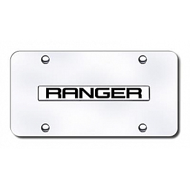 Automotive Gold License Plate - Ranger Stainless Steel - RNGNCCM