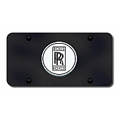Automotive Gold License Plate - Rolls Royce Logo Stainless Steel - ROLCB