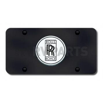 Automotive Gold License Plate - Rolls Royce Logo Stainless Steel - ROLCB