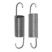 Harwood Fiberglass Hood Hinge Spring Low Tension Chrome Plated Steel Set Of 2 - 200