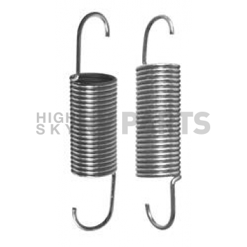 Harwood Fiberglass Hood Hinge Spring Low Tension Chrome Plated Steel Set Of 2 - 200