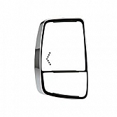 Velvac Exterior Mirror 1 Remote And 1 Manual  Silver Head With Black Arm - 718463