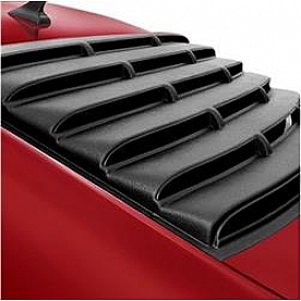 Astra/Hammond Window Louver Rear Window ABS Plastic Black - 1577