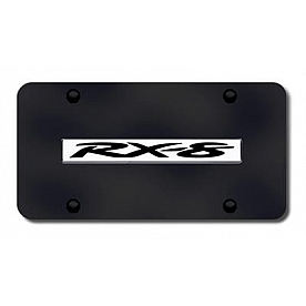 Automotive Gold License Plate - RX-8 Stainless Steel - RX8NCB