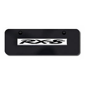 Automotive Gold License Plate - RX-8 Stainless Steel - RX8NCBM