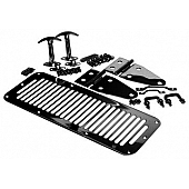 Rampage Hood Appearance Set Black Powder Coated Stainless Steel - 7699