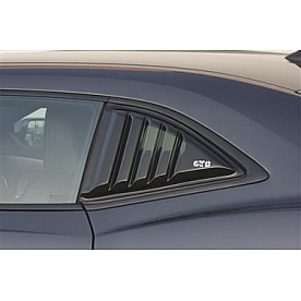 GT Styling Window Louver - Left And Right Rear Window Composite Smoke - GT4172S