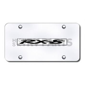 Automotive Gold License Plate - RX-8 Stainless Steel - RX8NCC