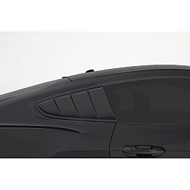 GT Styling Window Louver - Rear Quarter Window Composite Smoke - GT4813S