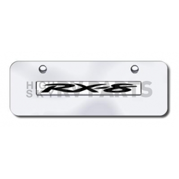 Automotive Gold License Plate - RX-8 Stainless Steel - RX8NCCM
