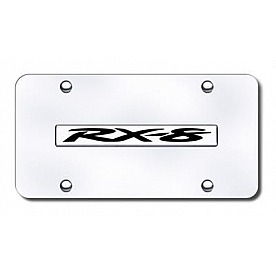 Automotive Gold License Plate - RX-8 Stainless Steel - RX8NGC