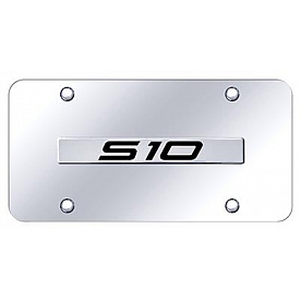Automotive Gold License Plate - S-10 Stainless Steel - S10NCC