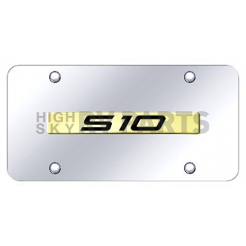 Automotive Gold License Plate - S-10 Stainless Steel - S10NGC