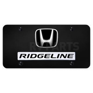 Automotive Gold License Plate - Ridgeline/Honda Logo Stainless Steel - DRIDCB
