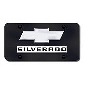 Automotive Gold License Plate - Silverado Stainless Steel - DSIL2CB