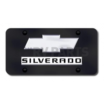 Automotive Gold License Plate - Silverado Stainless Steel - DSIL2CB