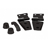 Rampage Hood Appearance Set Black Powder Coated Stainless Steel - 87666