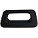 Help! By Dorman Tailgate Handle Bezel - Plastic Black - 88295