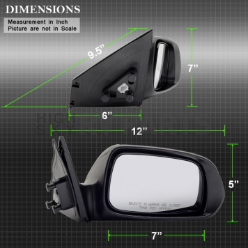Xtune Exterior Mirror Power OEM Single - 9935237-6