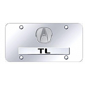 Automotive Gold License Plate - TL Stainless Steel - DTLPCC