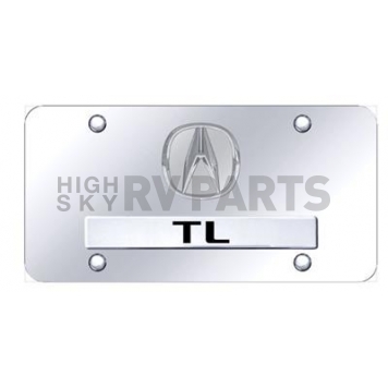 Automotive Gold License Plate - TL Stainless Steel - DTLPCC