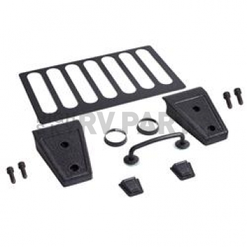 Rugged Ridge Hood Appearance Set Black Powder Coated Steel - 1120103